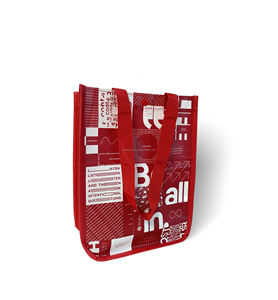 Sacs à provisions fourre-tout recyclables en PP non tissé personnalisés avec logo Sacs réutilisables écologiques avec poignées - Product Image 6