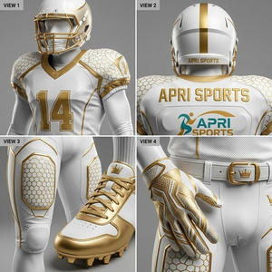 Ensemble de maillots de football américain confortables en sublimation, en stock, uniforme de football américain de haute qualité à vendre au meilleur prix - Product Image 3