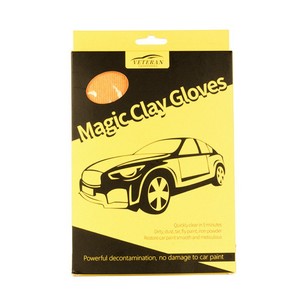 Serviette de décontamination en argile pour voitures, modèle 260910, en microfibre bleue, tampon noir de haute qualité pour éliminer rapidement les taches et la rouille - Product Image 6