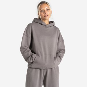 Hoodies d'hiver chauds pour femmes à faible MOQ, personnalisez vos propres hoodies pour femmes, respirants, décontractés, vente directe d'usine - Product Image 6