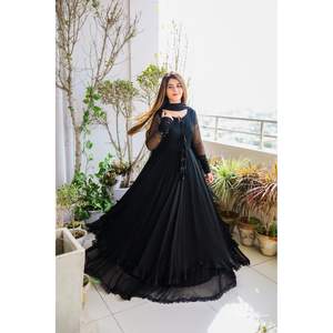 MAXI LONG FLAIR CON MENOS BORDE CONJUNTO CON DUPATTA CONJUNTO. AY-114 - Product Image 2
