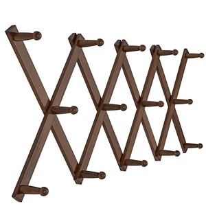 Handcrafted Pine <b>Wood</b> <b>Rustic</b> Ladder Wall Hook - Vintage Farmhouse Style for Wholesale - Product Image 4
