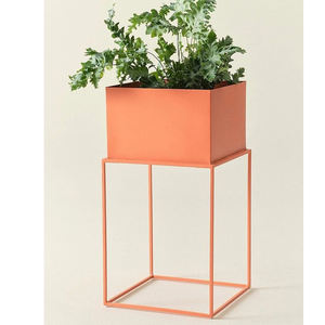 Support de plante en métal de 14 pouces pour boîte à plantes, support vertical haut pour plantes - Product Image 3