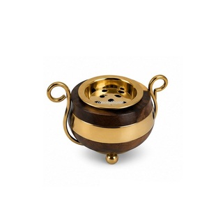 Copper Incense <b>Burner</b> with Dual Handles Aromatherapy Diffuser <b>for</b> Home Decor - Product Image 5