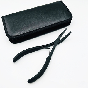 Pinzas para Extensiones de Cabello con Estuche, Herramienta Metálica para Instalación y Remoción de Cintas Adhesivas, Uso en Salón - Product Image 4