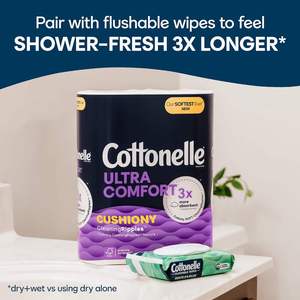 Eco Cottonelle Toilet <b>Paper</b> Soft 3 Ply Bathroom <b>Tissue</b> Roll Strong Absorbent <b>Paper</b> Bulk Supply - Product Image 4