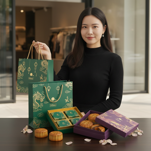 Eco Friendly Custom Printing Personalized <b>Box</b> Mid Autumn Festival Mooncake Packaging <b>Box</b> for Food Grade Gift Packaging - Product Image 6