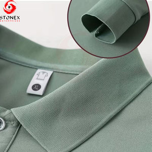 Camisas de Manga Larga de Alta Calidad al por Mayor, 100% Algodón, Ecológicas, Transpirables, con Diseño de Logotipo Personalizado para Hombre, Verano - Product Image 4