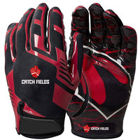 Guantes de Fútbol Americano Personalizados con Logotipo de Marca, Calidad Premium para Adultos, Nuevo Diseño, Guantes Deportivos del Mejor Fabricante