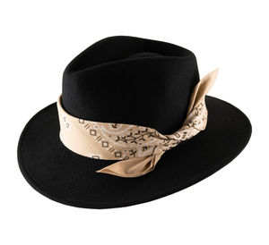 Custom Logo Cotton Polyester Bandana Black&White Paisley Print European-American Style Headwear Square Neck Scarf - Product Image 3