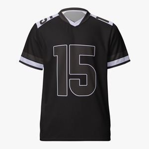 เสื้อฟุตบอลอเมริกันแบบสั่งทำพิเศษ พิมพ์ลายแบบ Sublimation ระบายอากาศได้ดี แห้งเร็ว เย็บอย่างดี ชุดยูนิฟอร์มผู้ชาย ขายส่ง OEM รับผลิตแบรนด์ส่วนตัว - Product Image 4