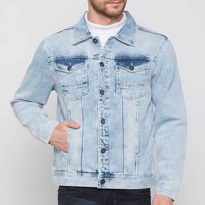 Men's Stylish Jean <b>Jacket</b> Casual Wear OEM Wholesale High Quality Mens Cotton Jeans <b>Jacket</b> <b>Custom</b> Mens <b>Denim</b> <b>Jacket</b> <b>Custom</b> Button - Product Image 1