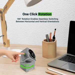 Station de charge sans fil rotative 3-en-1 à une touche, charge rapide 15W, compatible MagSafe, certifiée QI, design métallique - Product Image 3