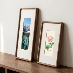 Solid <b>Wood</b> Photo <b>Frame</b> with Elegant Natural Finish - Product Image 1