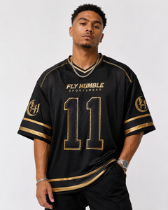 Maillots de football personnalisés par le fabricant, respirants, en maille, pour adultes, séchage rapide, impression par sublimation, polyester/coton, col en V, grandes tailles - Product Image 1