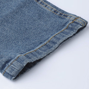 Pantalones Vaqueros Personalizables para Hombre, Corte Recto, Laminados con Perlas, Estilo Europeo Americano, Elásticos, Ajustados - Product Image 6