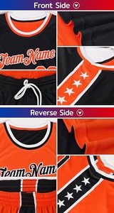 Ensembles de maillots de basket-ball personnalisés pour fans, t-shirts sans manches et shorts réversibles, uniformes d'équipe pour hommes/femmes/jeunes - Product Image 3