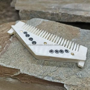 Peine de hueso de camello de búfalo ecológico personalizable tamaño elegante para salón o uso doméstico con diseño de logotipo - Product Image 5