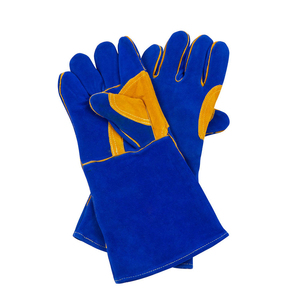Guantes de Soldadura Resistentes al Calor y a los Cortes con Textura de Grano, Palma Reforzada, Cómodos para Soldadura MIG/TIG - Product Image 1