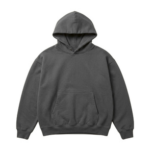 Vente en gros de sweats à capuche unisexes surdimensionnés en molleton français 100% coton de haute qualité avec logo personnalisé - Product Image 6