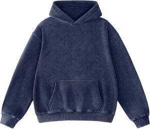 Sweat à capuche surdimensionné pour homme en molleton 100 % coton, style urbain, écologique, respirant, imprimé sur mesure, couleurs personnalisées, pour l'hiver - Product Image 5