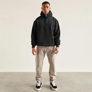 Sweat à capuche oversize tendance pour hommes et femmes, coupe ample, vêtement décontracté, fabricant de sweats à capuche pour hommes - Product Image 5