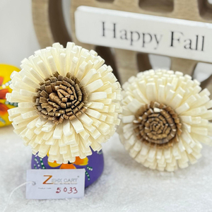 Wholesale Artificial Sola Wood <b>Flowers</b> for Christmas, Floral Arrangements & Home Decor – 6/8/10 cm at Discounted Market Price - Product Image 1