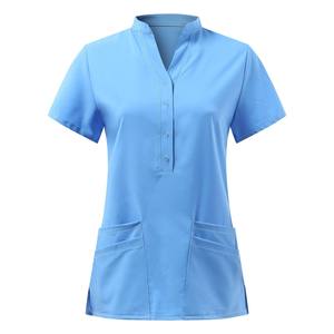 Uniformes Médicos Personalizados con Logotipo, Conjuntos de Uniformes Quirúrgicos Transpirables y Suaves 100% Algodón, Pantalones Quirúrgicos para Mujer - Product Image 1