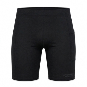 Shorts Deportivos de Cintura Alta para Mujer, Holgados, de Compresión, con Bolsillos, de Secado Rápido, Tejido Transpirable, Elástico en Cuatro Direcciones, Estilo Athleisure - Product Image 3
