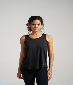 Top sin mangas con pliegues para mujer, blusa holgada de poliéster sin mangas, blusa de verano ligera, transpirable, informal, elegante, para exteriores - Product Image 2