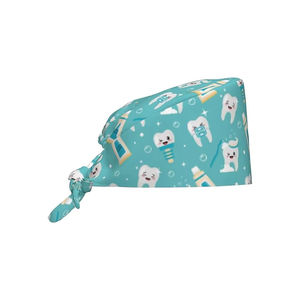 Gorros Quirúrgicos con Clip para el Cabello, Gorros Médicos para Doctores y Enfermeras, Gorros de Algodón Multicolor con Lazos Traseros para Quirófano - Product Image 1