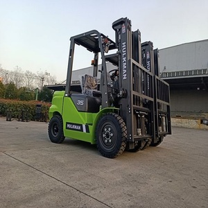 Grenova Diesel <b>Forklift</b> FD250 2.5 Ton Two Stage Mast Hydraulic Side Shifter Pneumatic Tire Seated Operation Outdoor Use - Product Image 2