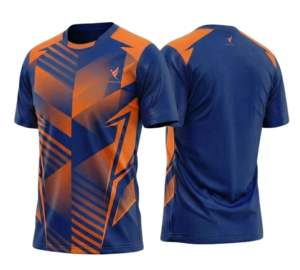 Maillot de football américain personnalisé par sublimation, 100 % polyester extensible, anti-humidité, avec couleurs et logos personnalisés - Product Image 3