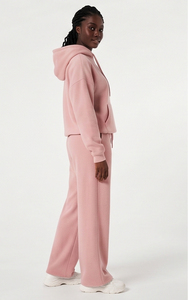 Survêtement ample à capuche pour femme, 100% coupe décontractée, pantalon de survêtement à jambe large, pull décontracté, taille oversize avec cordon de serrage et poches latérales - Product Image 6
