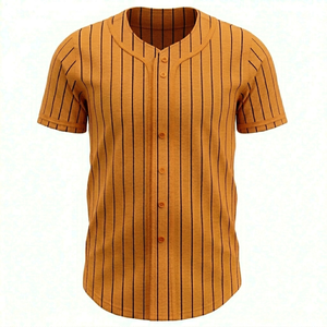 Camiseta de Béisbol Transpirable de Alta Calidad con Diseño Sólido - Product Image 4