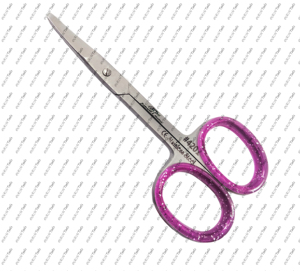 RMH <b>Tools</b> Curved Stainless Steel Sharp Cuticle Scissors Multifunctional Durable Design - Product Image 1