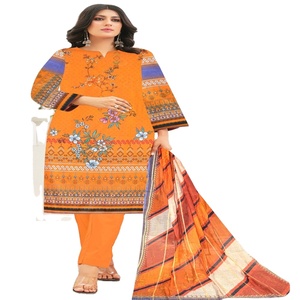 ชุดเดรส pakistani panjabi 3ชิ้นสำหรับผู้หญิงลำลองและชุดปาร์ตี้สำหรับวัฒนธรรมอินเดียและปากีสถาน - Product Image 1