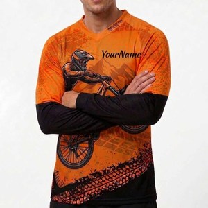 เสื้อจักรยานแขนยาวพิมพ์ลายแบบซับลิเมชั่น ปี 2025 สำหรับ BMX ครอสคันทรี แข่งขัน ให้ความสบายสูงสุด แห้งเร็ว - Product Image 3