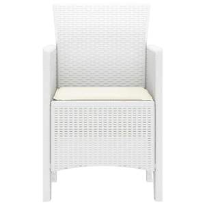 2 sedie da giardino in polipropilene bianco 20,87 X 19,29 X 33,46 pollici 20,87 X 19,29 X 33,46 pollici - Product Image 5