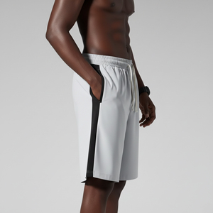 Top Trending High Street Style Men's Elastic Waist Cargo <b>Shorts</b> Summer Casual Breathable Eco-Friendly <b>Polyester</b>/Cotton - Product Image 5