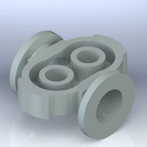 Insert de logement de rotor pour pompe à déplacement positif, spécifiquement un rotor à double lobe (type Roots) - Product Image 3