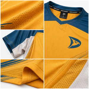 เสื้อกีฬาสำหรับงานแข่งขัน เสื้อเจอร์ซีย์แพเดลแบบกำหนดเองสำหรับการแข่งขัน แห้งเร็ว ผลิตจากผ้าไมโครเมช เสื้อทีมกีฬา - Product Image 5