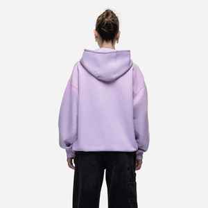 Sweat à capuche personnalisé pour femme, hiver, épaules tombantes, manches longues, pull-over 100 % polaire de qualité supérieure, coupe oversize - Product Image 2