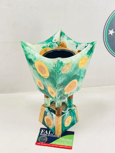 Quemador de incienso de madera de resina premium hecho a mano con diseño natural para oración tradicional, yoga, spa y uso diario tranquilo. - Product Image 3