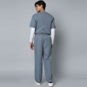 Custom Logo Medical Scrub Uniform <b>Set</b> For <b>Doctors</b> Nurses And Healthcare Professionals Soft Durable Fabric - Product Image 4