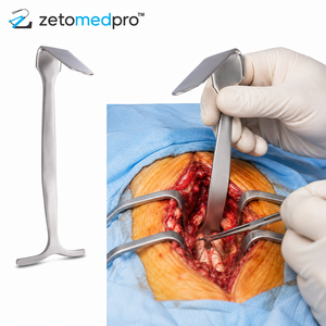 Retractor de Rodilla SMILLIE de 5.5 pulgadas (14 cm) con Hojas Rectas, Curvas y Inversas, Tamaños Zetomed Pro - Product Image 4