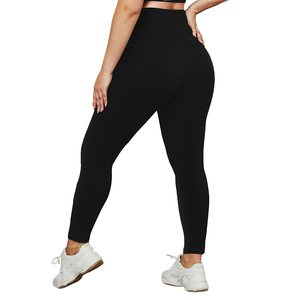 Leggings Femme Grande Taille 5XL Personnalisés de Haute Qualité, Respirants, Décontractés, à Imprimé Feuilles Célestes, Élastiques, Style Couture - Product Image 1
