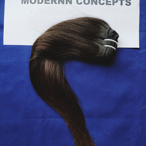 Extensions de cheveux indiens Remy vierges bruts, non traités chimiquement, couleur noire, brillants et lisses, en lots, vente en gros à prix compétitif - Product Image 6