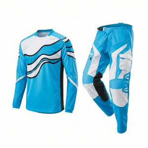 Conjuntos de Equipamiento de Motocross Transpirables, Ropa de Motocross de Talla Grande, Jersey, Pantalones, Uniforme, Colores Fluorescentes, Verano, Invierno - Product Image 3