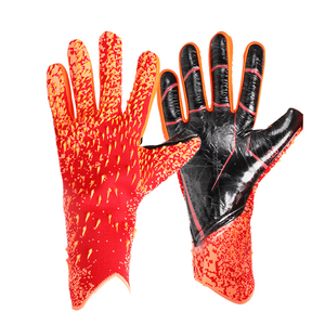 Guantes de Portero de Fútbol WEMBLY SPORTS al por Mayor, Guantes de Entrenamiento de Portero Ajustables de Cuero, Agarre Fuerte, Antideslizantes e Impermeables - Product Image 4